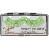 Jofrika cosmétiques cils artificiels vert argent 9,5 cm b-choice | 60 pièces
