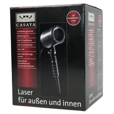 Casaya (r) projecteur laser ip44 prise ue 40 cm | 10 pièces