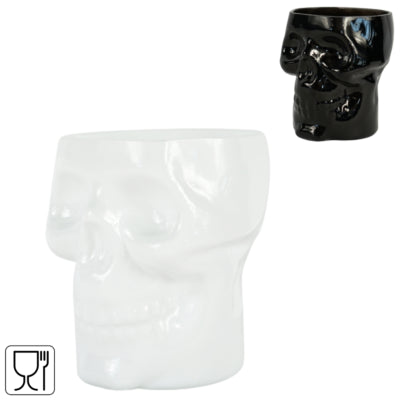 Photophore tête de mort 10 cm 2 assortis | 10 pièces
