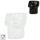 Photophore tête de mort 10 cm 2 assortis | 10 pièces