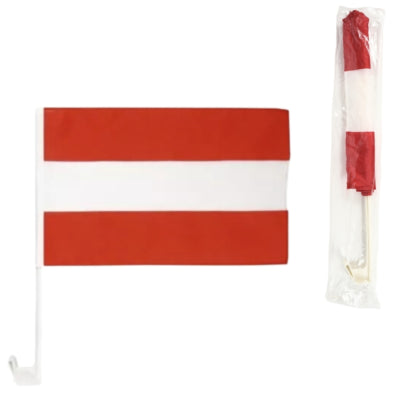 Drapeau de voiture Autriche 29 x 45 cm | 300 pièces