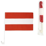 Drapeau de voiture Autriche 29 x 45 cm | 300 pièces