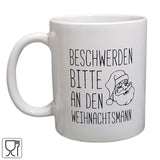 Tasse Weihnachtsmann blanc 350ml | 24 pièces