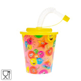 Tasse 3D avec smileys en paille 250 ml | 24 pièces