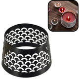 Capuchon Spaas (r) pour bougies fish eye noir 8,5 cm | 36 pièces