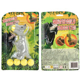 Popper dinosaure Dinoworld avec 5 boules 14 cm | 12 pièces