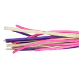 Faisceau décoration bois naturel rose violet 100 cm | 20 pièces