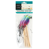 Bâtonnets à cocktail perroquet 15 cm lot de 10 | 36 pièces