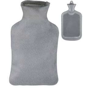 Bouillotte Relaxdays avec couvercle gris 2 l | 6 pièces