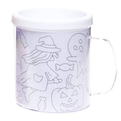 Colorez votre propre tasse d'Halloween 250 ml | 36 pièces