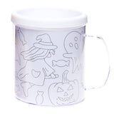 Colorez votre propre tasse d'Halloween 250 ml | 36 pièces
