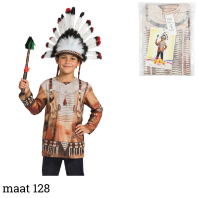 Costume chemise indienne enfants taille 128 | 10 pièces