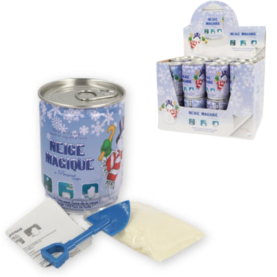 Décoration DIY neige en boîte 20 grammes | 96 pièces