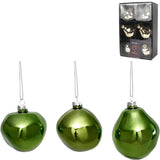 Xmas by mooss xmas by moos Boules de Noël vertes 8 cm 6 pièces | 12 pièces