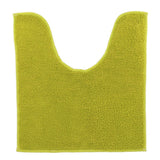 Tapis de toilette en polyester vert anis 45 x 50 cm | 6 pièces