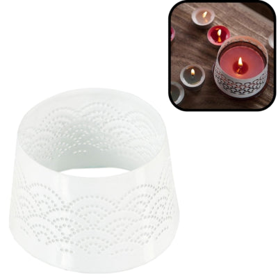 Bouchon Spaas (r) pour bougies dentelle blanc 8,5 cm | 36 pièces