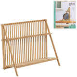 5five égouttoir à vaisselle bambou 60 cm | 4 pièces