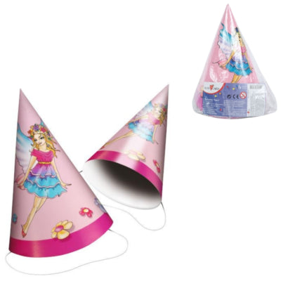 Susy-card chapeaux de fête avec elfe élastique 15 cm 6 pièces | 24 pièces