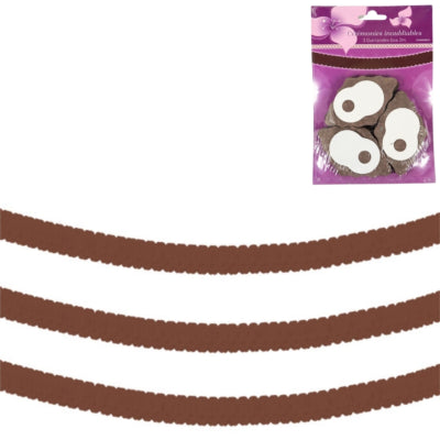 Guirlandes marron 200 cm 3 pièces | 24 pièces