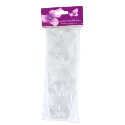 Pendentif papillon 7,5 cm 3 pièces | 48 pièces
