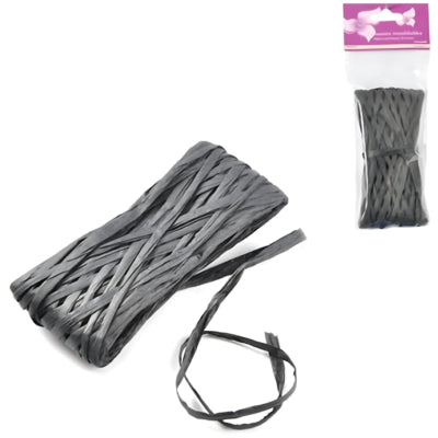 Corde raphia noir 20 m | 48 pièces