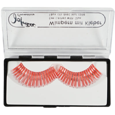 Jofrika cosmétiques cils artificiels orange argent 9,5 cm b-choice | 60 pièces