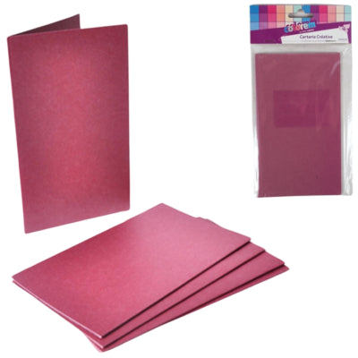 Cartes de menu violet 17 cm 5 pièces | 24 pièces
