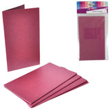 Cartes de menu violet 17 cm 5 pièces | 24 pièces