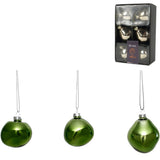 Xmas by mooss xmas by moos Boules de Noël vertes 6 cm 6 pièces | 30 pièces
