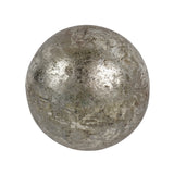 Boule décorative gris métallisé 12 cm | 12 pièces