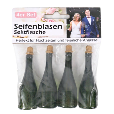 Bouteille de champagne soufflant des bulles 7,7 cm 4 pièces | 24 pièces