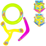 Set de frisbee volant Sun Fun 30 cm assortis lot de 3 | 12 pièces