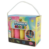 Craie de trottoir jumbo 9,5 cm 15 pièces | 12 pièces