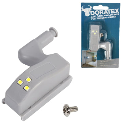 Éclairage charnière de meuble LED sur batterie 6,8 cm | 24 pièces