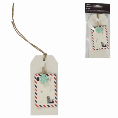 Étiquette cadeau 13 cm | 48 pièces