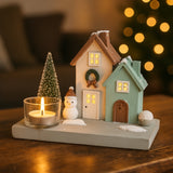 Photophores de Noël maison 3 assortis | 8 pièces