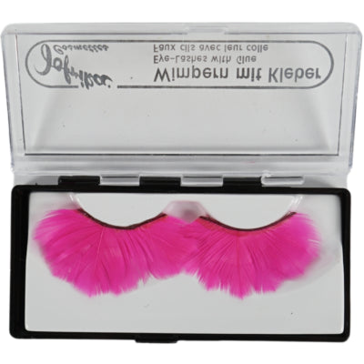 Jofrika Cosmetics Cils artificiels plumes rose fluo 9,5 cm b-choice ve500 | 50 pièces