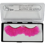 Jofrika Cosmetics Cils artificiels plumes rose fluo 9,5 cm b-choice ve500 | 50 pièces