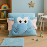 Coussin xl peluche visage animal 70 x 70 cm 4 assortis | 4 pièces