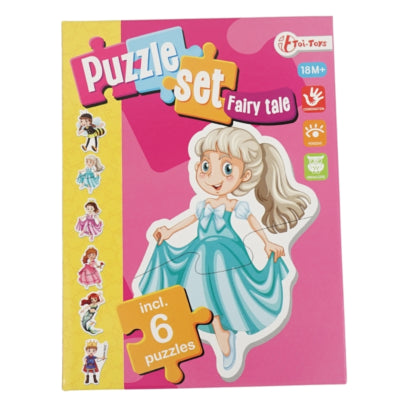 Toi-toys puzzles contes de fées 19 cm lot de 6 | 12 pièces