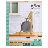 5five égouttoir à vaisselle bambou 60 cm | 4 pièces