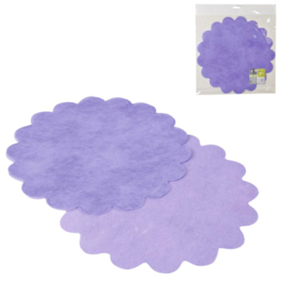 Set de table en papier violet 35 cm 10 pièces | 24 pièces