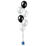 Amscan poids ballon étoile bleu 10 cm | 24 pièces