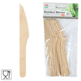 Couteaux en bambou 16,5 cm 12 pièces | 24 pièces