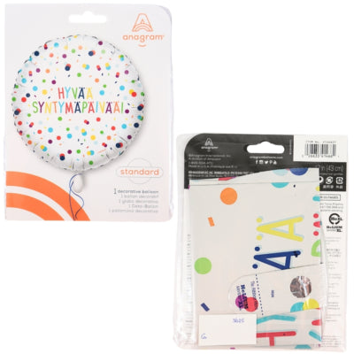 Amscan confettis ballon en aluminium 43 cm | 100 pièces