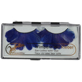 Jofrika cosmétiques cils artificiels plumes bleu 9,5 cm b-choice ve500 | 50 pièces