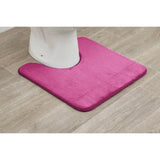 Tapis de toilette violet polyester 45 x 50 cm | 16 pièces