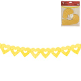 Slinger hart geel 6 m | 24 stuks