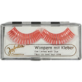 Jofrika cosmétiques cils artificiels orange argent 9,5 cm b-choice | 60 pièces