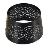 Spaas (r) abat-jour pour bougies dentelle noir 8,5 cm | 36 pièces
